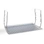 Replace parts Aluminized Steel Ash Pan with 2 pc Fire Grate Hanger, Replacement for Chargriller 5050, 5072, 5650 Charcoal Grills(20.4'' x 12.8'')