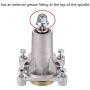 Spindle Assembly Fits for Craftsman/Husqvarna/Ariens/Poulan,Mandrel for Craftsman Husqvarna Ariens Poulan Tractor Mower Deck, Come with All Mounting Hardware including Threaded Bolt and Grease Fitting