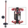 Spare Parts Differential Central Drive Shaft Motor Gear for WLtoys 124018 124019 Parts 1/12 Scale RC Car Buggy Accessory Fittings - 2pcs Red