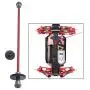Spare Parts Differential Central Drive Shaft Motor Gear for WLtoys 124018 124019 Parts 1/12 Scale RC Car Buggy Accessory Fittings - 2pcs Red