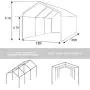 Abba Patio Extra Large Heavy Duty Carport with Removable Sidewalls Portable Garage Car Canopy Boat Shelter Tent for Party, Wedding, Garden Storage Shed 8 Legs, 12 x 20 Feet,White Abba Patio Extra Large Heavy Duty Carport with Removable Sidewalls Portable Garage Car Canopy Boat Shelter Tent for Party, Wedding, Garden Storage Shed 8 Legs, 12 x 20 Feet,White
