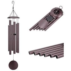 Agirlgle Large Wind Chimes Outdoor 44 inch- Tuned Large Garden Outdoor Windchimes for Patio and Terrace - Best Metal Musical Windchime Outdoor and Home Decoration