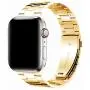 [Upgraded] Wolait Compatible with Apple Watch Band 40mm 38mm , Ultra Thin Solid Stainless Steel Band for Apple iWatch SE Series 6/5/4/3/2/1 Men Women -Gold