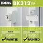 Ideal Security BK312W VP Push Button Storm Door Handle Set with Key lock All Metal Build, Premium Inside Latch, White. Ideal Security BK312W VP Push Button Storm Door Handle Set with Key lock All Metal Build, Premium Inside Latch, White.