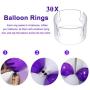 2 Set Balloon Column Kit Base Stand and Pole 61 Inch Height [2021 UPGRADE] + 30Pcs Balloon Rings, Balloon Tower Decoration for Birthday Party Wedding Party Christmas Decorations