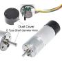 Bemonoc Encoder Metal Gearmotor DC 24V High Speed 150RPM Gear Motor with Two-channel Hall Effect Encoder for DIY Parts Bemonoc Encoder Metal Gearmotor DC 24V High Speed 150RPM Gear Motor with Two-channel Hall Effect Encoder for DIY Parts