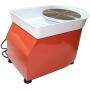 HTTMT- Electric Pottery Wheel 25cm Pottery Forming Machine 250W Pottery Wheel DIY Clay [P/N:ET-TOOL002-250-Red]