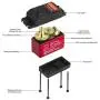 DSSERVO DS3225 25KG Metal Gear High Torque Waterproof Digital Servo DSSERVO DS3225 25KG Metal Gear High Torque Waterproof Digital Servo