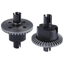 Hobbypark 02024 Front/Rear Differential Gear Set 38T for Redcat Volcano Epx Tornado Epx S30 Shockwave Vortex SS Lightning STR (2 Pieces)