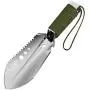 CKG Metal Detector Stainless Steel Landscaping Detecting Digging Digger Shovel Tool with Handy Belt Holder Treasure Hunting w/ Sheath Comfortable Hand Garden Tools - Gardener Gift