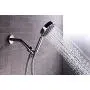 All Metal Shower Head Holder for Hand Held Showerheads, Polished Chrome | Adjustable Shower Arm Mount with Universal Wall Hook Bracket and Brass Pivot Ball