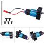 Dilwe RC Car Gearbox, Metal Speed Change Gear Box for WPL 1663 RC Car Accessory Parts(Black)