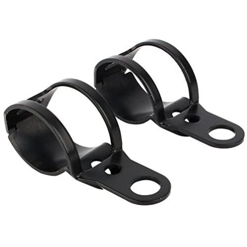 2 pcs/pair Motorbike Turn Signal Mount Bracket, Universal Indicator Fork Bracket Clamp, 30-43mm Metal Fork Relocation Clamps Brackets, Black 2 pcs/pair Motorbike Turn Signal Mount Bracket, Universal Indicator Fork Bracket Clamp, 30-43mm Metal Fork Relocation Clamps Brackets, Black