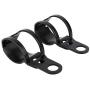 2 pcs/pair Motorbike Turn Signal Mount Bracket, Universal Indicator Fork Bracket Clamp, 30-43mm Metal Fork Relocation Clamps Brackets, Black 2 pcs/pair Motorbike Turn Signal Mount Bracket, Universal Indicator Fork Bracket Clamp, 30-43mm Metal Fork Relocation Clamps Brackets, Black