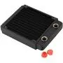 Osprey Computer Radiator Copper Water Cooling Cooler for CPU Heat Sink - Liquid Heat Exchanger Dual G1/4 Port (120mm)
