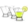 JoyJolt 4-Piece Afina Cocktail Glasses Set, Martini Glasses- 8-Ounces JoyJolt 4-Piece Afina Cocktail Glasses Set, Martini Glasses- 8-Ounces