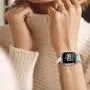 KIMILAR Woven Band Compatible with Fitbit Versa/Versa 2/Versa Lite Bands, Fabric Women Beaded Bracelet Slim Replacement Breathable Strap Accessories Wristband for Versa Smart Watch