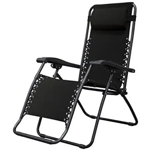 Caravan Sports Infinity Zero Gravity Chair, Black Caravan Sports Infinity Zero Gravity Chair, Black