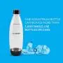 SodaStream Black 1L Slim Carbonating Bottles Twin Pack, 1-Liter SodaStream Black 1L Slim Carbonating Bottles Twin Pack, 1-Liter