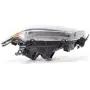 HEADLIGHTSDEPOT Halogen Headlight Compatible With Mazda Protege 2001-2003 4-Door Sedan Metal Bezel Includes Right Passenger Side Headlamp