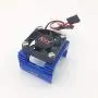 KYX Racing Alloy Heatsink with Cooling Fan for RC Crawlers 540 550 Size Motor Blue