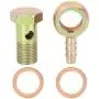 X AUTOHAUX 18mm Banjo Hose Barb Bolt Fittings Banjo Bolt Washer Metal for Motorcycle Car X AUTOHAUX 18mm Banjo Hose Barb Bolt Fittings Banjo Bolt Washer Metal for Motorcycle Car