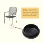 L CONTINUE 24 Pack Iron Outdoor Patio Furniture Chair and Table Feet Glide Protectors L CONTINUE 24 Pack Iron Outdoor Patio Furniture Chair and Table Feet Glide Protectors