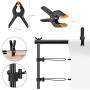 Emart 8.5 x 10 ft Photo Backdrop Stand , Adjustable Photography Muslin Background Support System Stand for Photo Video Studio Emart 8.5 x 10 ft Photo Backdrop Stand , Adjustable Photography Muslin Background Support System Stand for Photo Video Studio