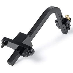 Que-T Metal Aluminum Adjustable Tow Trailer Hitch for 1/10 RC Crawler Axial SCX10 Upgrades Parts