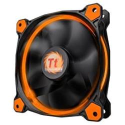 Thermaltake Ring 12 High Static Pressure 120mm Circular LED Case Radiator Cooling Fan CL-F038-PL12OR-A Orange