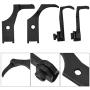 HEEPDD 4Pcs Metal Zipper Press Foot, 240133/240153 240135/240158 Metal Zipper Foot for Industrial Sewing Machine Cantor 111 CONSEW 206RB Brother B837