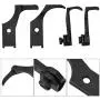 HEEPDD 4Pcs Metal Zipper Press Foot, 240133/240153 240135/240158 Metal Zipper Foot for Industrial Sewing Machine Cantor 111 CONSEW 206RB Brother B837