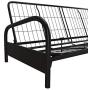 DHP Vermont Metal Futon Frame, Classic Design, Full Sized - Black DHP Vermont Metal Futon Frame, Classic Design, Full Sized - Black
