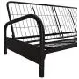 DHP Vermont Metal Futon Frame, Classic Design, Full Sized - Black