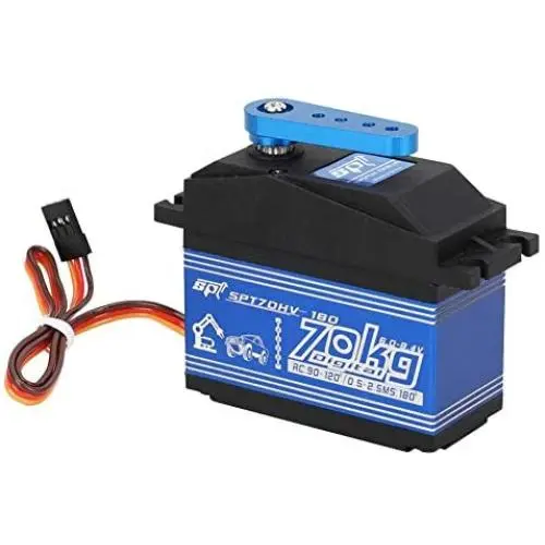 Drfeify 1/5 RC Digital Servo 70KG Steering Gear Spare Part Compatible with SPTZOHV180W RC Car Toy Accessories(Black) Drfeify 1/5 RC Digital Servo 70KG Steering Gear Spare Part Compatible with SPTZOHV180W RC Car Toy Accessories(Black)