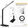 LED Desk Lamp, Desk Lamps for Home Office with USB Charging Port and 3000mah Battery, Eye-Caring Table Lamp with 5 Color Modes and 5 Brightness Levels, 30/60mins Timer Desk Light for Working, Reading LED Desk Lamp, Desk Lamps for Home Office with USB Charging Port and 3000mah Battery, Eye-Caring Table Lamp with 5 Color Modes and 5 Brightness Levels, 30/60mins Timer Desk Light for Working, Reading