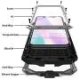 WintMing Compatible with iPhone 11 Pro Aluminium Metal Case Waterproof Dropproof Shockproof Dustproof Cover Built-in Screen Protector Military Grade Defender Case with Kickstand