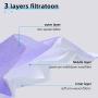 Bigox Face Mask Purple 50Pcs