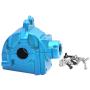 F Fityle RC Metal mUpper Lower Gearbox Housing Cover for WLTOYS 144001 1:14 RC Buggy Accessory Spare Part - Blue
