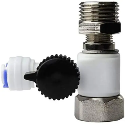 iSpring AFW43 Systems Feed Adapter, Fits 1/2'' NPT and 3/8'' COMP, Cold Water Supply Valve iSpring AFW43 Systems Feed Adapter, Fits 1/2'' NPT and 3/8'' COMP, Cold Water Supply Valve