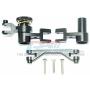 GPM for Traxxas Unlimited Desert Racer 4X4 (#85076-4) Upgrade Parts Aluminum Steering Assembly - 1 Set Black
