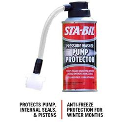 STA-BIL Pump Protector - Protects Pressure Washer Pump And Other Internal Components During Storage - Next Gen Anti-Freeze And Lubricant Formula, 4 oz. (22007)