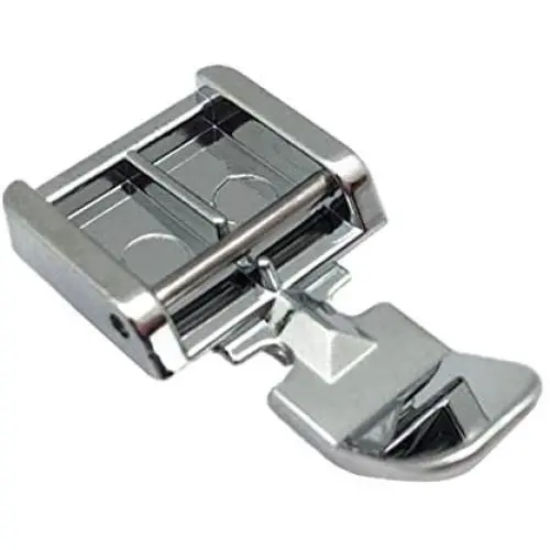 YEQIN Sewing 2 Sides Zipper Foot Snap-on #7306 for Brother Janome Singer Juki Sewing Machine