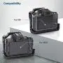 SmallRig Cage for Canon EOS M50 and M5 with Integrated Grip and Quick Release NATO Rail(Upgrade Version) 2168B