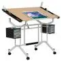 Studio Designs Pro Craft Station in White with Maple 13245 Studio Designs Pro Craft Station in White with Maple 13245