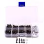 340PCS RC M3 Screws kit Flat/Round Head Screws & M3/M4 Flat Washer for 1/10 RC Car HSP Redcat Traxxas Tamiya SCX10 HPI RC Car Parts