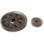 ShareGoo RC 11184 Spur Differential 64T Steel Metal Main Gear & 11176 Pinion 26T Motor Gear,Replacement Gear Combo for Redcat Volcano EPX HSP 1/10 Monster Truck Car