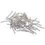 Prettyia 200 Pieces Metal Engraved Curved Tube Spacer Noodle Bead DIY Bracelets Necklaces Loose Bead Jewelry Making Accessories Findings