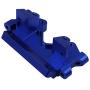 Hobbypark Aluminum Front Bulkhead Upgrade Parts for 1/10 Traxxas Slash 2WD Rustler Stampede Bandit Replace 2530 2530A, Navy Blue Anodized