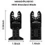 EONLION 20 Metal/Wood Oscillating Multitool Quick Release Saw Blades Fit Fein Multimaster Porter Cable Black, Decker Bosch Dremel Craftsman Ridgid Ryobi Milwaukee Dewalt Rockwell Chicago Stainley Skil